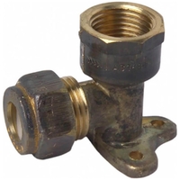 15FI X 15C Elbow FI X C Lugged Nylon Compression Brass