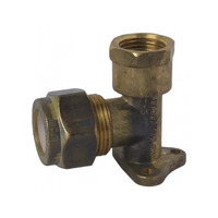 15FI X 20C Nylon Compression Elbow Reducing Lugged Brass 
