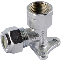 Nylon Compression Elbow Lugged Chrome Plated 20FI X 20C LF