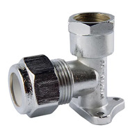 15FI X 20C Nylon Compression Elbow Reducing Lugged Chrome Plated 