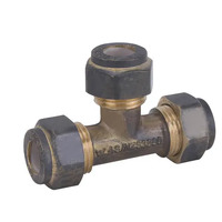 15C X 15C X 15C Nylon Compression Tee Triple Brass 