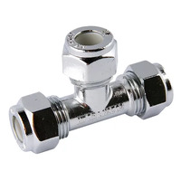 20C X 20C X 20C Nylon Compression Tee Triple Chrome Plated 