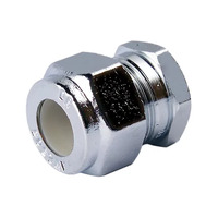15mm Nylon Compression Stop End Chrome Plated 