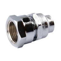 15FI X 15C Flared Compression Union Chrome Plated 