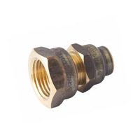 25FI X 20C Flared Compression Union Brass 