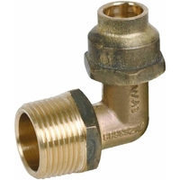 20mm MI X 15mm FL Flared Compression Elbow Reducing Brass