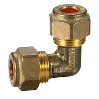 15C X 15C Copper Compression Elbow Brass 
