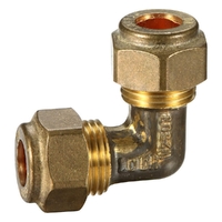 Copper Compression Elbow BR 15C X 15C