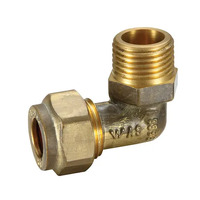 15MI X 15C Copper Compression Elbow Brass 