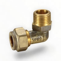 Copper Compression Elbow BR 15MI X 15C LF