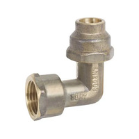 15FI X 15C Flared Compression Elbow Brass 