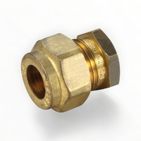 Copper Compression Stop End BR 15MM LF