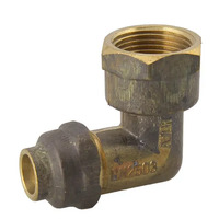 15FI X 20C Flared Compression Elbow Reducing Brass 