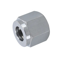 15mm Nylon Compression Kinko Nuts For Cistern Chrome Plated 