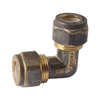 25C X 25C Nylon Compression Elbow Brass 