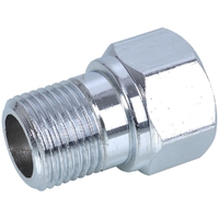 15 X 65mm Chrome Adaptor MI X FI Extended Brass