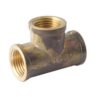 15mmTee FI Brass 
