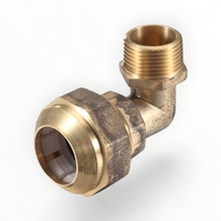 Poly Connection Elbow Brass 20MI X 25PE