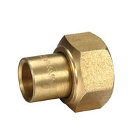 20FI X 20OD Connector (No.62) Straight Tap Brass 