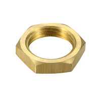 15mm Lock Nut Brass 