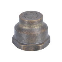 20mm Flared Compression Cap Brass 
