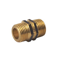 6mm Hexagon Nipple Brass 