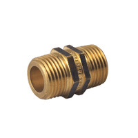 6mm Hexagon Nipple Brass 