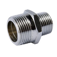 20mm X 15mm Hexagon Nipple Reducing Chrome Plated 