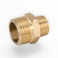 25MI X 15MI Hexagon Nipple Reducing Brass
