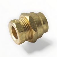 Flared Compression Union Reducing BR 20C X 15C LF
