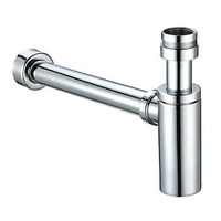 40mm Conical  Bottle Trap Chrome Plated With Adapter