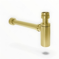Bottle Trap Brushed Gold 40mm Conical With Adapter