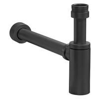 Bottle Trap Matte Black 40mm Conical With Adapter