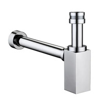 Bottle Trap Chrome Plated 40mm Square With Adapter
