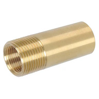 25MI X 20FI X 33.3OD Tank Nipple Brass 