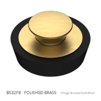 32Mm Bowen Stopper Polished Brass