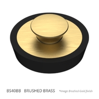 40Mm Bowen Stopper Brushed Brass