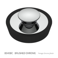 40Mm Bowen Stopper Brushed Chrome