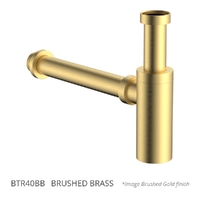Bottle Trap 40Mm Brushed Brass