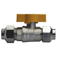 15mm Fl X Fl Gas Approved Ball Valve 