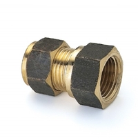 20mm C X 15mm FI Reducing Female Cu Compression Union (3/4" C X 1/2" FI)