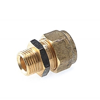 20mm C X 15mm MI Male Cu Compression Union (3/4" C X 1/2" MI)