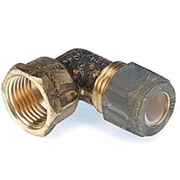 LF 20mm C x 20mm FI FEMALE CU COMPRESSION ELBOW (3/4" C x 3/4" FI)