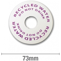 Recycled Water Cover Plate 5/8 inch BSP