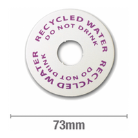 Recycled Water Cover Plate 5/8 inch BSP