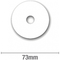 73mm Cupboard Plate 1/2 BSP (50 pack)