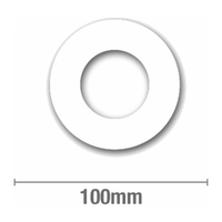 Self Adhesive Cover Plates to suit 50 DWV round (10 pk)