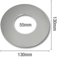 Wall Mixer Boo Boo Cover Plate Chrome Plated 55mm I.D.