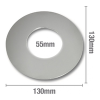 Wall Mixer Boo Boo Cover Plate Chrome Plated 55mm I.D.