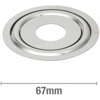 Stainless Steel ½ BSP Flat  10pk